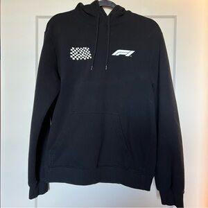 H&M Black Hoodie with Racing Logo